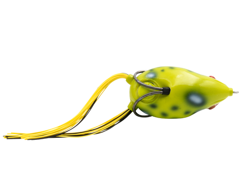 Fishing Tackle Lures Float Frog Hollow Yellow-Black