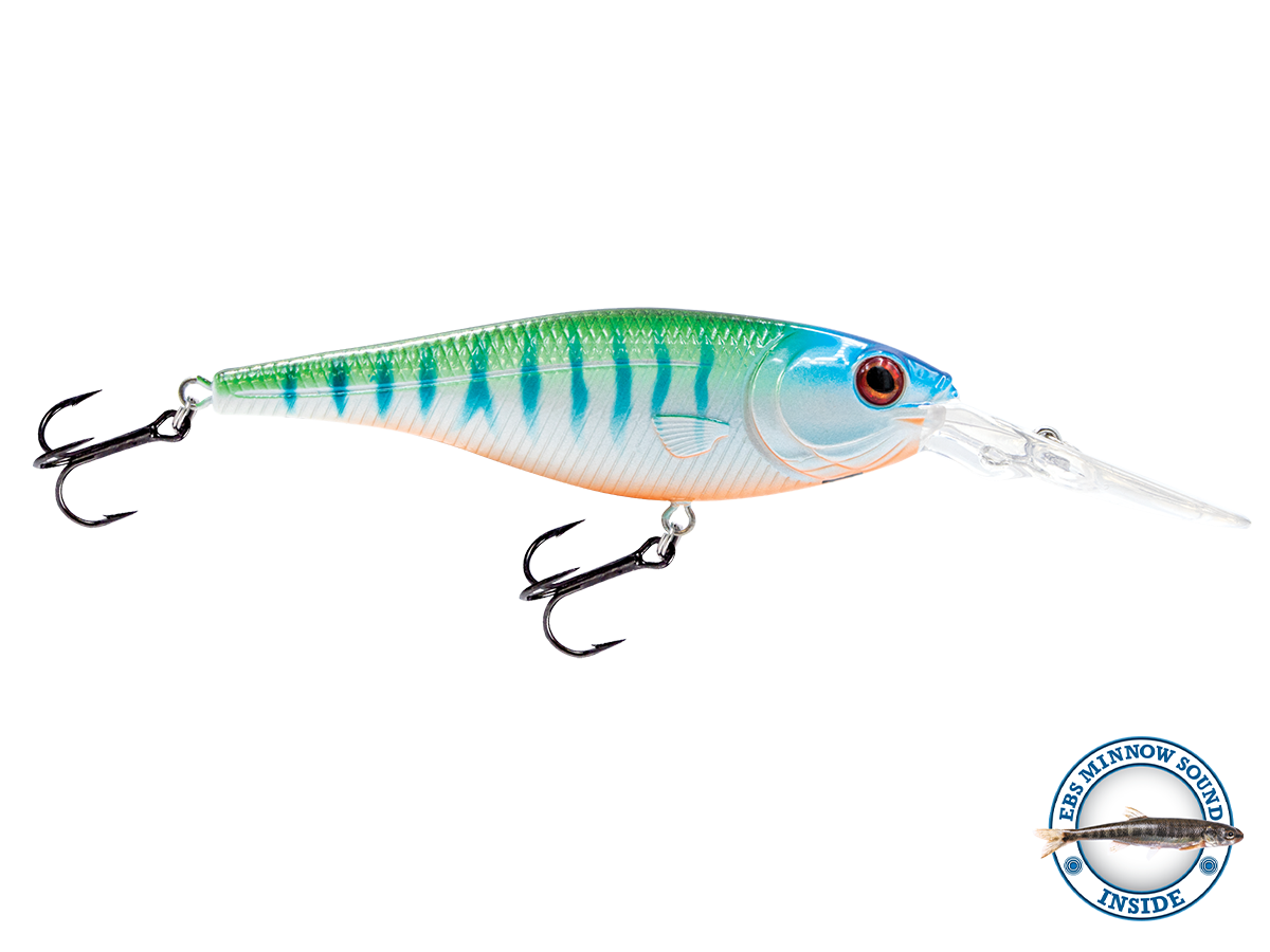 UDIYO 9.5cm/7.5g Barbed Fishing Lure Far Throwing 3D Eyes Bright